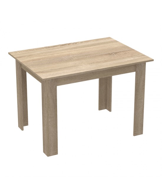 Τραπέζι Manka pakoworld σε sonoma απόχρωση 110x80x77εκ