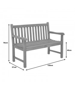 Καναπές Nat pakoworld teak ξύλο σε φυσική απόχρωση 120x57x96εκ Καναπές Nat pakoworld teak ξύλο σε φυσική απόχρωση 120x57x96εκ