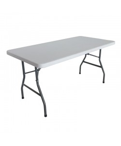 Τραπέζι catering-συνεδρίου Aprilia pakoworld λευκό μονοκόμματη επιφάνεια 198x90x74εκ