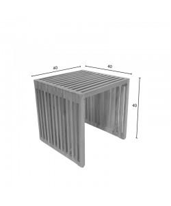 Βοηθητικό τραπέζι Saimon pakoworld teak ξύλο σε φυσική απόχρωση 40x40x40εκ Βοηθητικό τραπέζι Saimon pakoworld teak ξύλο σε φυσική απόχρωση 40x40x40εκ