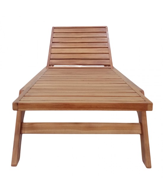 Ξαπλώστρα Melop pakoworld teak ξύλο σε φυσική απόχρωση 200x70x35εκ Ξαπλώστρα Melop pakoworld teak ξύλο σε φυσική απόχρωση 200x70x35εκ