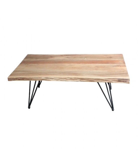 Τραπέζι σαλονιού Miles pakoworld μασίφ ξύλο ακακίας σε φυσική απόχρωση 115x69x41εκ Τραπέζι σαλονιού Miles pakoworld μασίφ ξύλο ακακίας σε φυσική απόχρωση 115x69x41εκ