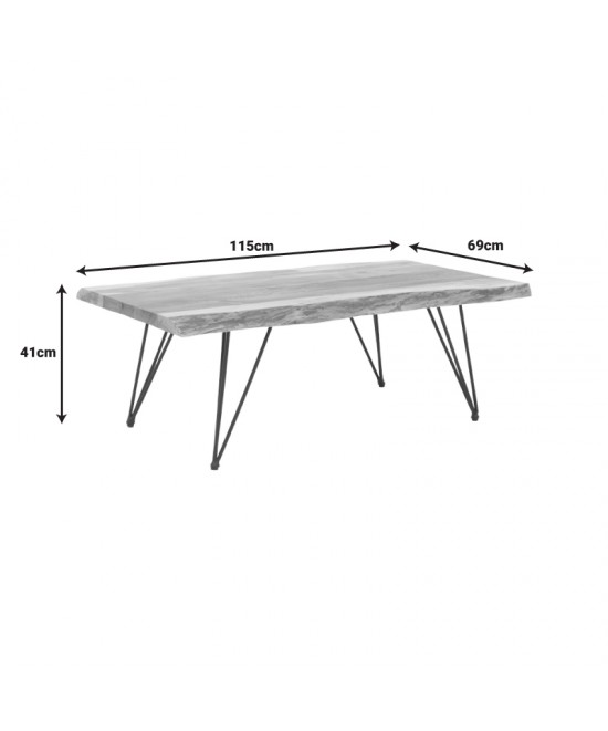 Τραπέζι σαλονιού Miles pakoworld μασίφ ξύλο ακακίας σε φυσική απόχρωση 115x69x41εκ Τραπέζι σαλονιού Miles pakoworld μασίφ ξύλο ακακίας σε φυσική απόχρωση 115x69x41εκ