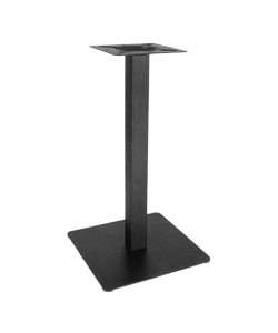 Βάση τραπεζιού Batan pakoworld μεταλλική σε μαύρη απόχρωση 40x40x94εκ