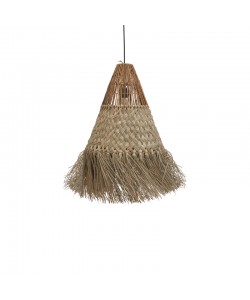 Φωτιστικό οροφής Vajem Inart mendong σε φυσική απόχρωση 50x50x70εκ