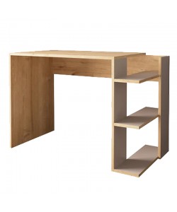 Γραφείο εργασίας Toska pakoworld σε oak- sandstone απόχρωση 114x56x76εκ