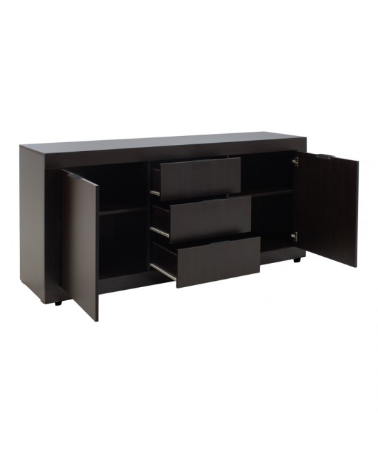 Μπουφές Doha pakoworld σε wenge απόχρωση 180x45x80.5εκ