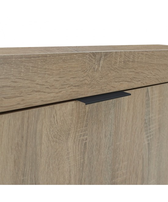 Μπουφές Doha pakoworld σε sonoma απόχρωση 180x45x80.5εκ
