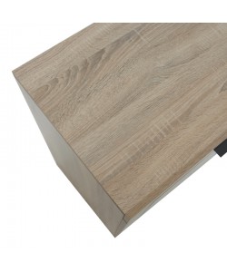 Μπουφές Doha pakoworld σε sonoma απόχρωση 180x45x80.5εκ