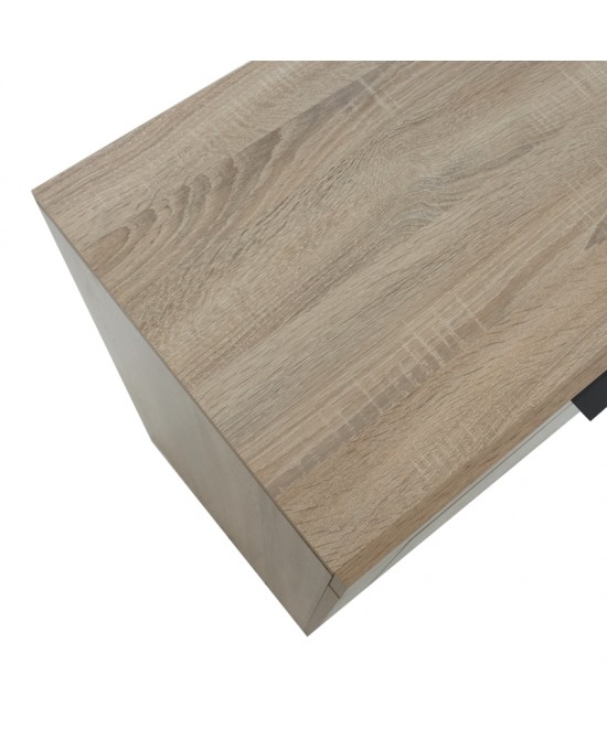 Μπουφές Doha pakoworld σε sonoma απόχρωση 180x45x80.5εκ