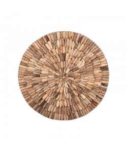 Διακοσμητικό τοίχου Wargrene pakoworld φυσικό drift ξύλο Φ60x6εκ