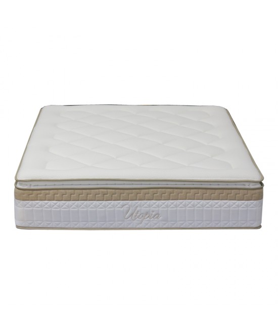 Στρώμα Utopia pakoworld pocket spring με aloe vera και ανώστρωμα 30-32cm 150x200εκ Στρώμα Utopia pakoworld pocket spring με aloe vera και ανώστρωμα 30-32cm 150x200εκ
