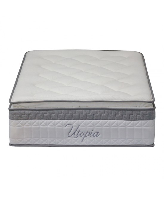 Στρώμα Utopia pakoworld pocket spring με ανώστρωμα 30-32cm 100x200εκ