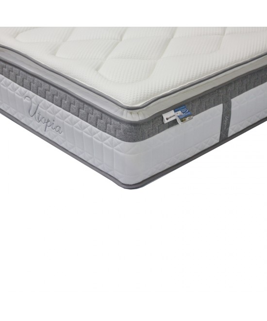 Στρώμα Utopia pakoworld pocket spring με ανώστρωμα 30-32cm 100x200εκ