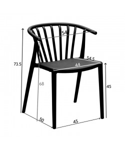 Πολυθρόνα Zelma pakoworld pp σε cappucino απόχρωση 55x53x73εκ