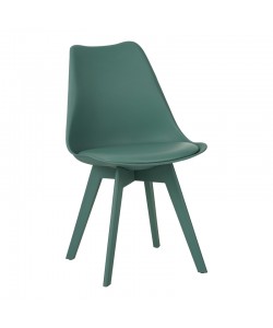 Καρέκλα Gaston I pakoworld PP-PU σε μέντα απόχρωση 53.5x48.5x81,5εκ