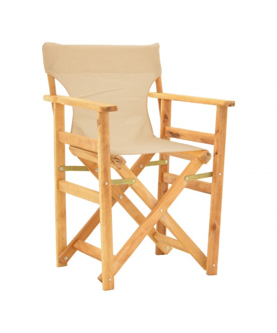 Καρέκλα-πολυθρόνα σκηνοθέτη Kompa pakoworld μασίφ ξύλο οξιάς φυσικό-πανί Nexus μπεζ Καρέκλα-πολυθρόνα σκηνοθέτη Kompa pakoworld μασίφ ξύλο οξιάς φυσικό-πανί Nexus μπεζ