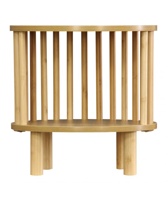 Κομοδίνο Nodial pakoworld MDF/Bamboo σε φυσική απόχρωση Φ40x40εκ Κομοδίνο Nodial pakoworld MDF/Bamboo σε φυσική απόχρωση Φ40x40εκ