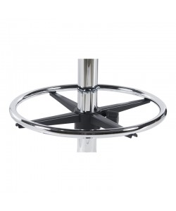 Καρέκλα ρεσεψιόν Icina Ι pakoworld pu σε μαύρη απόχρωση 58x54x102-123εκ