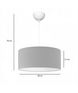 Φωτιστικό οροφής μονόφωτο PWL-1091 pakoworld Ε27 σε μπεζ απόχρωση Φ38x21εκ