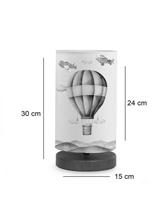 Παιδικό επιτραπέζιο φωτιστικό Balon pakoworld πολύχρωμο Φ15x30εκ Παιδικό επιτραπέζιο φωτιστικό Balon pakoworld πολύχρωμο Φ15x30εκ