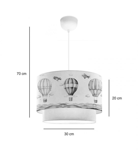 Παιδικό φωτιστικό οροφής Balon pakoworld σε κρέμα απόχρωση Φ30x20εκ Παιδικό φωτιστικό οροφής Balon pakoworld σε κρέμα απόχρωση Φ30x20εκ