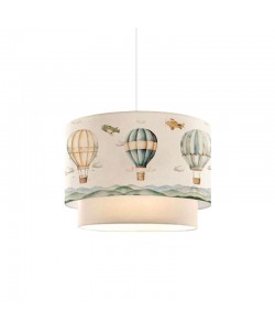 Παιδικό φωτιστικό οροφής Balon pakoworld σε κρέμα απόχρωση Φ30x20εκ