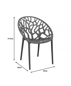 Πολυθρόνα Daren pakoworld pp σε cappuccino απόχρωση 59x60x79,5εκ