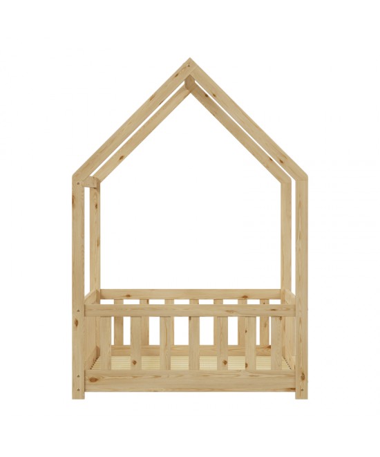 Παιδικό κρεβάτι Callan τ.Montessori με κιγκλίδωμα pakoworld ξύλο πεύκου σε φυσική απόχρωση 90x190εκ Παιδικό κρεβάτι Callan τ.Montessori με κιγκλίδωμα pakoworld ξύλο πεύκου σε φυσική απόχρωση 90x190εκ