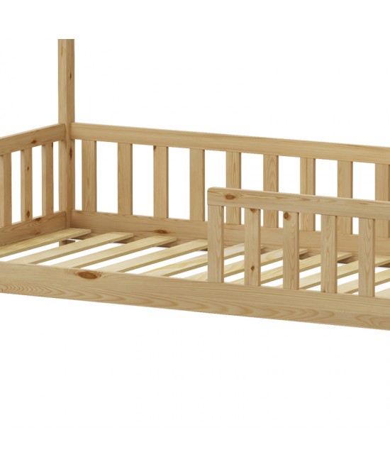 Παιδικό κρεβάτι Callan τ.Montessori με κιγκλίδωμα pakoworld ξύλο πεύκου σε φυσική απόχρωση 90x190εκ Παιδικό κρεβάτι Callan τ.Montessori με κιγκλίδωμα pakoworld ξύλο πεύκου σε φυσική απόχρωση 90x190εκ