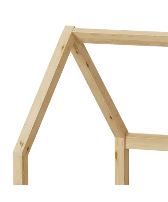 Παιδικό κρεβάτι Bambie με κιγκλίδωμα τ.Montessori pakoworld ξύλο πεύκου σε φυσική απόχρωση 70x140εκ Παιδικό κρεβάτι Bambie με κιγκλίδωμα τ.Montessori pakoworld ξύλο πεύκου σε φυσική απόχρωση 70x140εκ