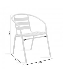 Τραπεζαρία Watson-Tade pakoworld σετ 3τεμ μέταλλο μαύρο-γυαλί Φ60x70εκ