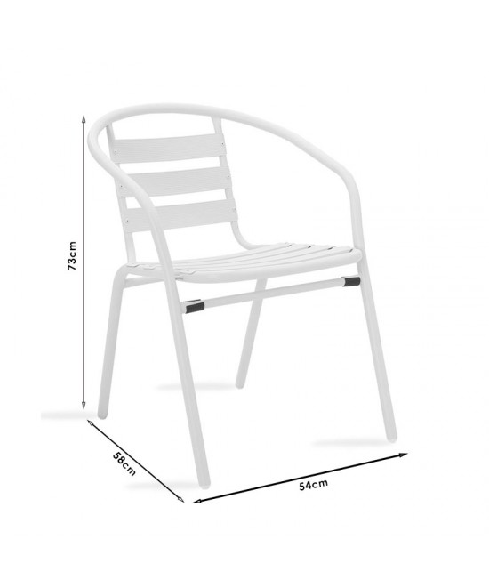 Τραπεζαρία Watson-Tade pakoworld σετ 3τεμ μέταλλο μαύρο-γυαλί Φ60x70εκ