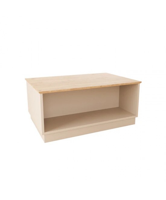 Τραπέζι Monik pakoworld σε oak-ανοιχτό γκρι απόχρωση 90x56x40εκ Τραπέζι Monik pakoworld σε oak-ανοιχτό γκρι απόχρωση 90x56x40εκ