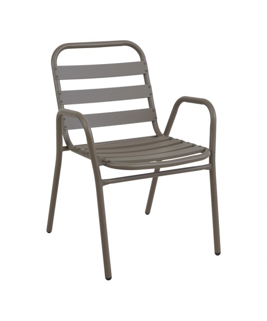 Τραπεζαρία Sussie-Ensure pakoworld 5τεμ μέταλλο-γυαλί σε σαμπανιζέ απόχρωση 140x80x70εκ