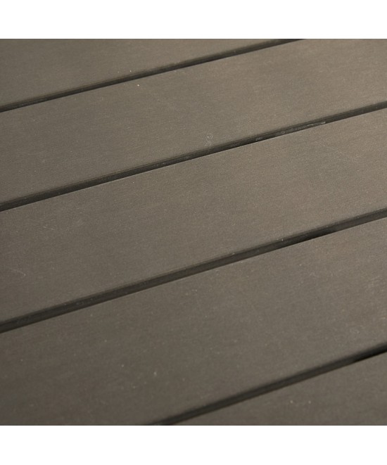 Τραπέζι Appa pakoworld αλουμίνιο και plywood σε ανθρακί απόχρωση Φ120x74εκ Τραπέζι Appa pakoworld αλουμίνιο και plywood σε ανθρακί απόχρωση Φ120x74εκ