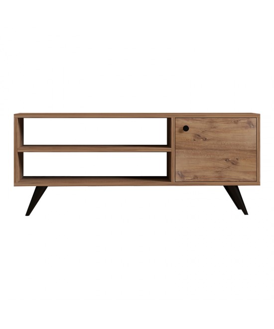 Έπιπλο τηλεόρασης Wison pakoworld σε sonoma απόχρωση 120x29x50εκ