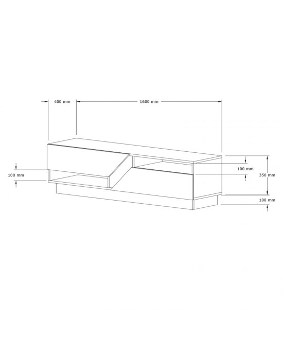 Έπιπλο τηλεόρασης Cogo pakoworld σε όψη τραβερτίνας 160x40x45εκ Έπιπλο τηλεόρασης Cogo pakoworld σε όψη τραβερτίνας 160x40x45εκ