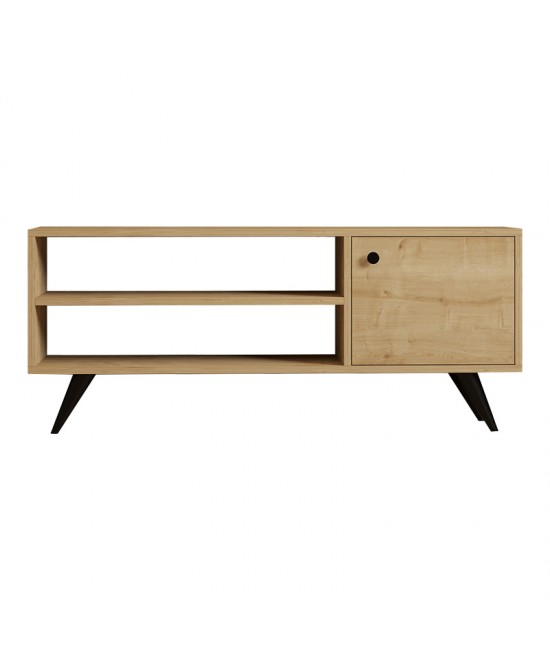 Έπιπλο τηλεόρασης Wison pakoworld σε oak απόχρωση 120x29x50εκ Έπιπλο τηλεόρασης Wison pakoworld σε oak απόχρωση 120x29x50εκ