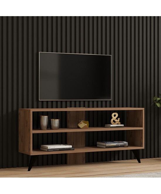Έπιπλο τηλεόρασης Prestige pakoworld σε sonoma απόχρωση 120x29,6x50εκ Έπιπλο τηλεόρασης Prestige pakoworld σε sonoma απόχρωση 120x29,6x50εκ