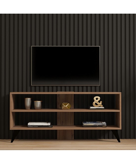 Έπιπλο τηλεόρασης Prestige pakoworld σε sonoma απόχρωση 120x29,6x50εκ Έπιπλο τηλεόρασης Prestige pakoworld σε sonoma απόχρωση 120x29,6x50εκ