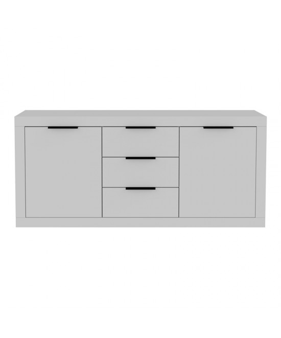 Μπουφές Doha pakoworld σε λευκή απόχρωση 180x45x80.5εκ