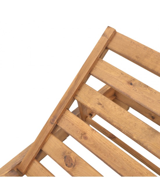 Ξαπλώστρα Zalka pakoworld L1 σε καρυδί απόχρωση 66x197x28εκ Ξαπλώστρα Zalka pakoworld L1 σε καρυδί απόχρωση 66x197x28εκ