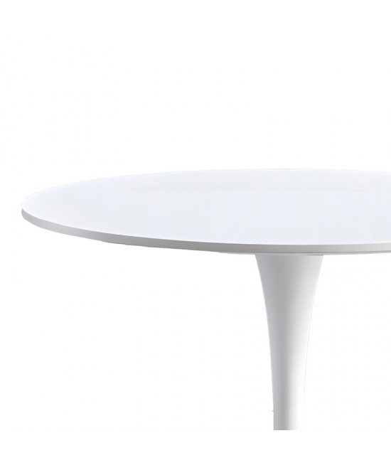 Τραπεζαρία Elijah-Aurora I pakoworld σετ 3τεμ pp σε λευκή απόχρωση με φυσικό πόδι Φ60x74εκ Τραπεζαρία Elijah-Aurora I pakoworld σετ 3τεμ pp σε λευκή απόχρωση με φυσικό πόδι Φ60x74εκ