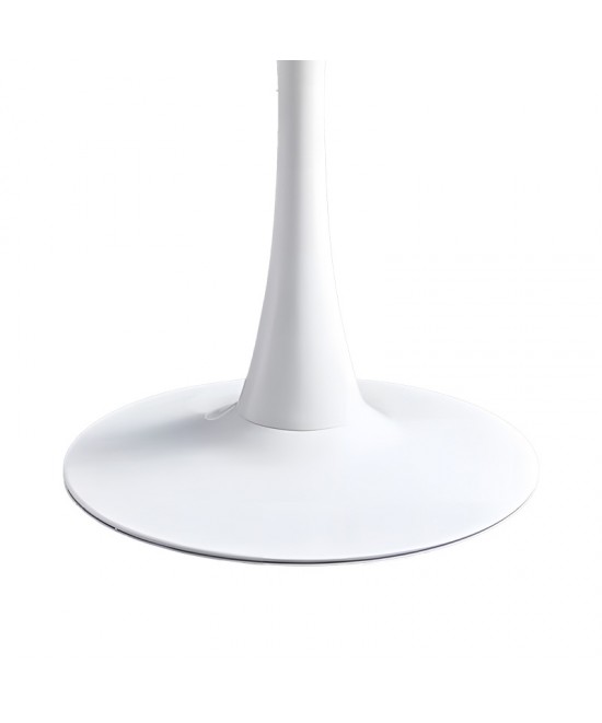 Τραπεζαρία Elijah-Aurora I pakoworld σετ 3τεμ pp σε λευκή απόχρωση με φυσικό πόδι Φ60x74εκ Τραπεζαρία Elijah-Aurora I pakoworld σετ 3τεμ pp σε λευκή απόχρωση με φυσικό πόδι Φ60x74εκ