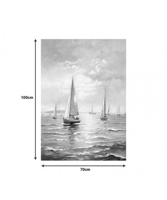 Πίνακας σε καμβά Sailsy I Inart 70x3x100εκ Πίνακας σε καμβά Sailsy I Inart 70x3x100εκ
