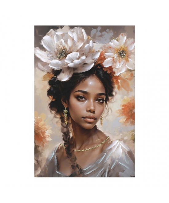 Πίνακας σε καμβά Lilibet Inart 60x2.5x90εκ