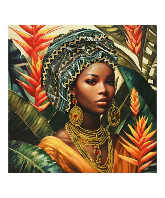 Πίνακας σε καμβά Gangalo Inart 100x3x100εκ