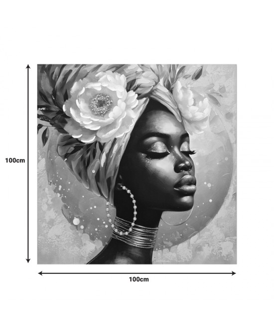 Πίνακας σε καμβά Giara Inart 100x3x100εκ