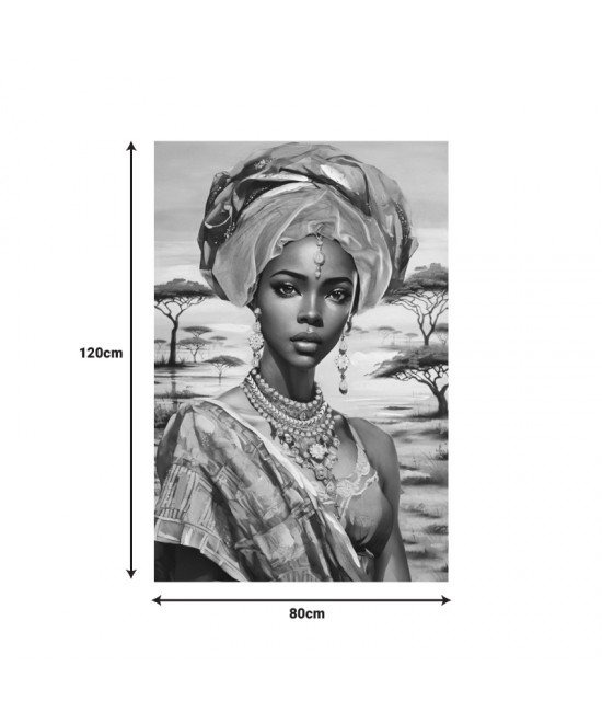 Πίνακας σε καμβά Zerbera Inart 80x3x120εκ